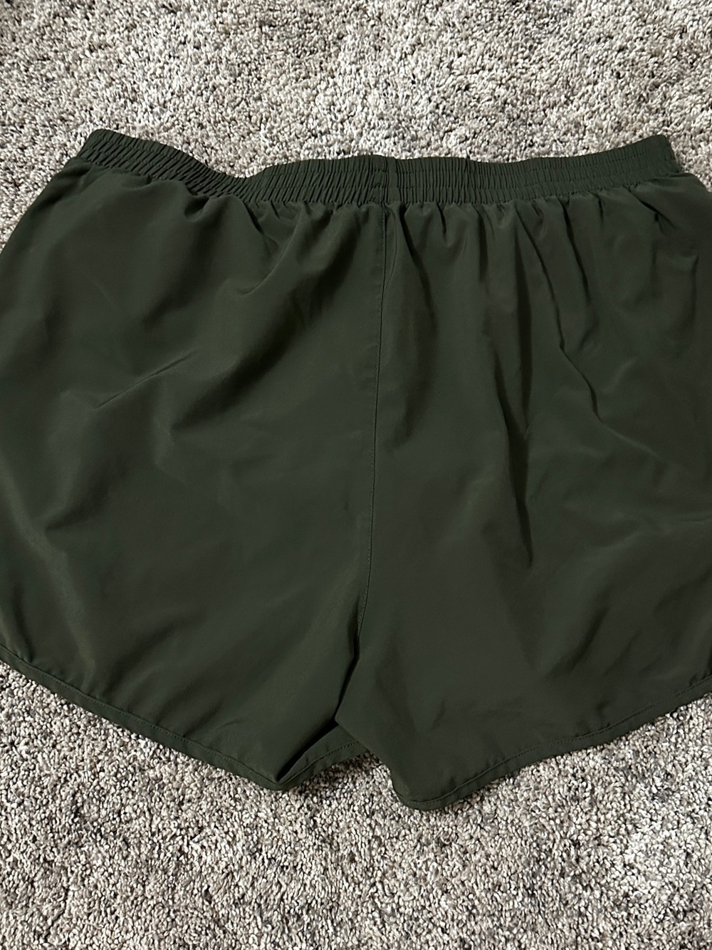 Baleaf Olive Green Women's Athletic Shorts - Picture 2 of 3